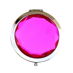 Pink Crystal Dimond Compact Mirror